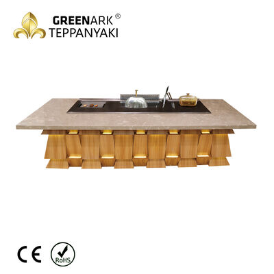 Buy 3 in 1 Multifunctional Commercial Teppanyaki Grill Table for Food Plaza and Outdoor Dining online manufacture