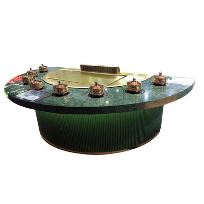 acheter Table de gril Teppanyaki sur mesure multi-fonction 7 places avec plaque de cuivre laminée à froid de 16 mm d'épaisseur fabrication en ligne