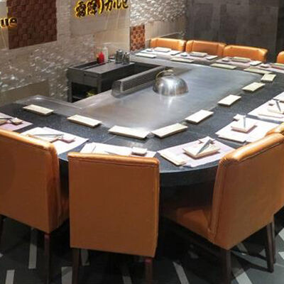 Buy For Hotels and Restaurants Electric and Gas Teppanyaki Grill Table online manufacture