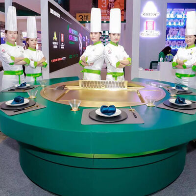 satın al Ticari Mutfak Ekipmanları Cooper Teppanyaki Grill Masa Hibachi Grill Çevrimiçi üretim