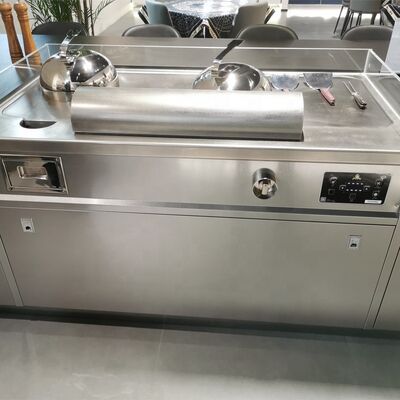 acheter Commercial Hibachi Grill japonais pour 8 personnes Table à griller pour restaurant fabrication en ligne