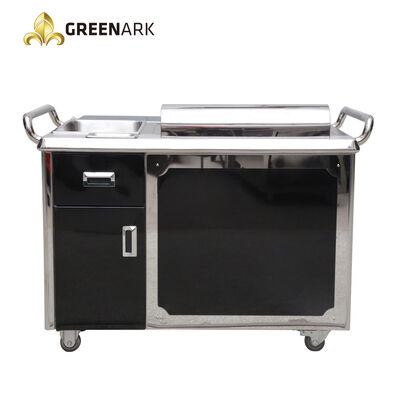 comprare Best Sale 400*420mm Area di riscaldamento Gas Mobile Teppanyaki Equipment fabbricazione online