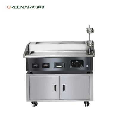 kaufen Kommerzieller Teppanyaki-Grill mit 16 mm lebensmittelechtem Stahl, intelligenter Temperaturregelung bis 280 °C und 896 x 390 mm Heizfläche Online-Herstellung