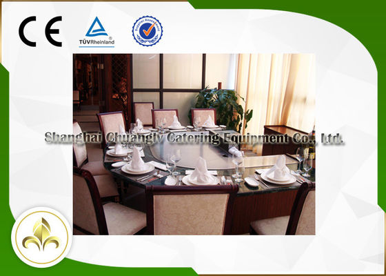Induktions-/elektrische Teppanyaki-Grill-Tabellen-Grundkonfigurations-10-Sitze- Bogen-Form