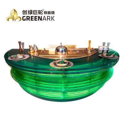 Churrasqueira japonesa Hibachi de 8 lugares, cobre puro embutido Hibachi Grill 380v/220V