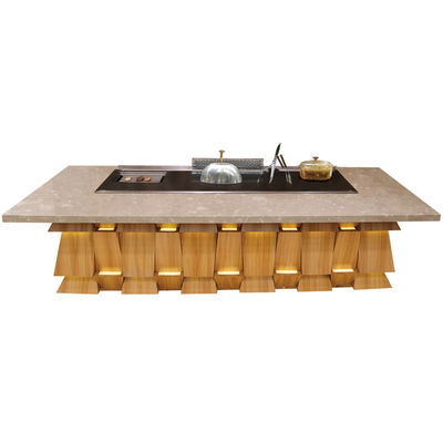 3 In 1 Multifunction Teppanyaki Grill Table For Soup BBQ