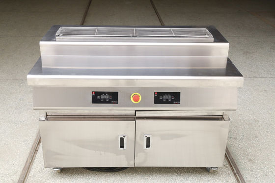 los crustáceos comerciales del filete del kebab de la parrilla de la barbacoa de la calefacción eléctrica larga del tubo del 1.2m no asan a la parrilla ningún humo